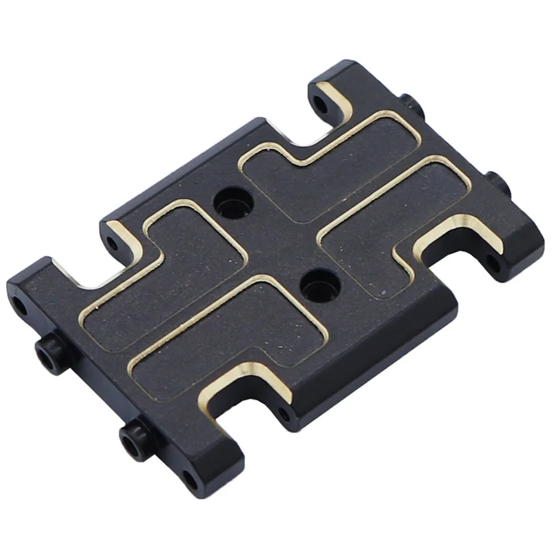 

A45F-1 PCS Brass Chassis Skid Plate Gearbox Mount Replacement Parts For Axial AX24 1/24 RC Crawler Car Upgrade Parts Accessories