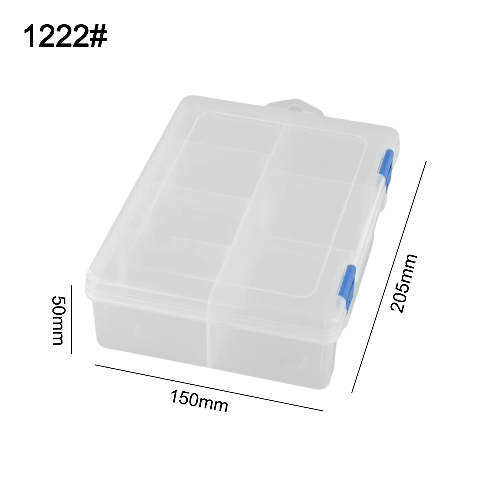 Jewelry Storage Storage Box Home Organization As Show Clear Compartment Organizer Storage Box Dustproof Feature Large Capacity