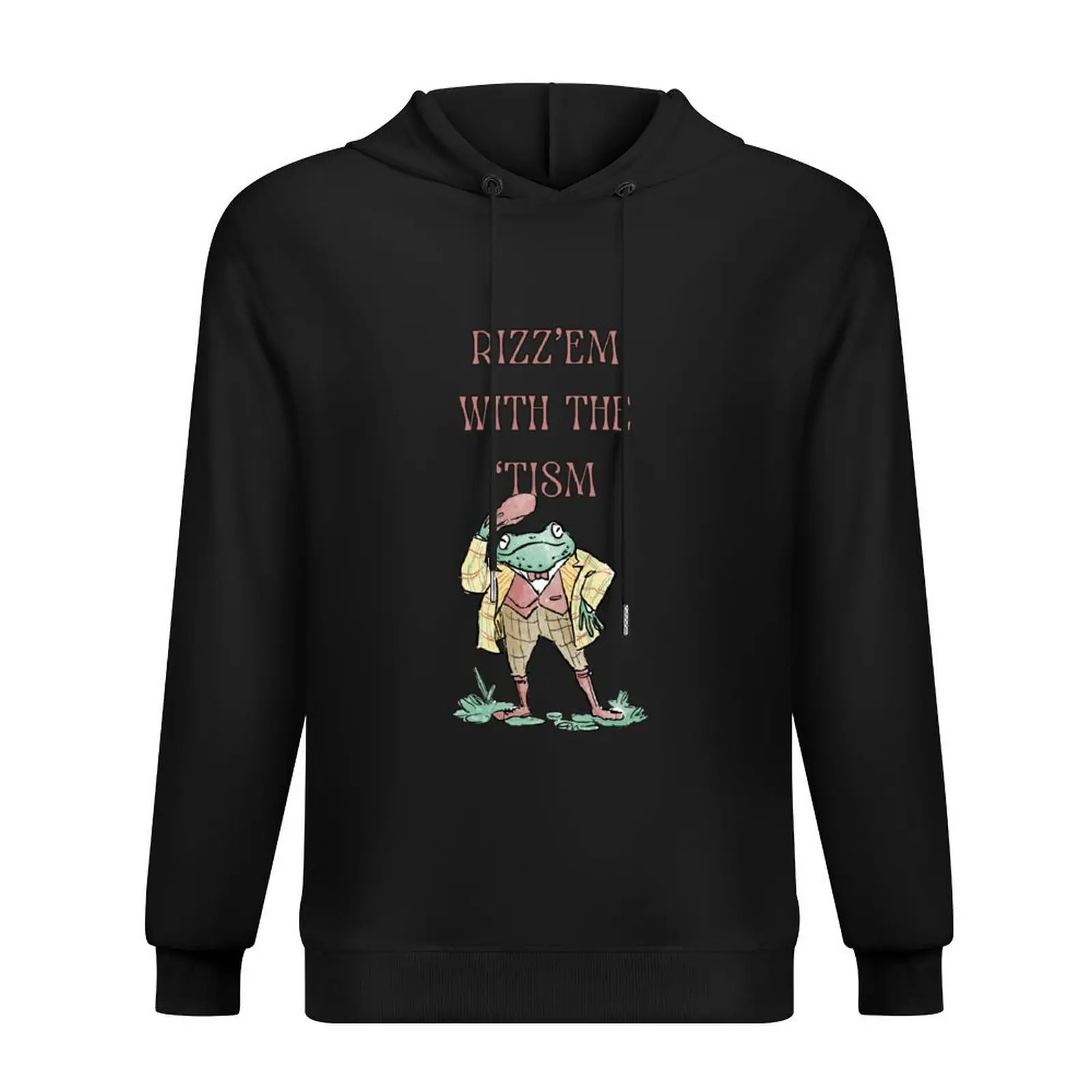 

Rizz'em With The Tism Frog Meme Hoodie men clothing men's clothes men's sweat-shirt winter clothes tracksuit men