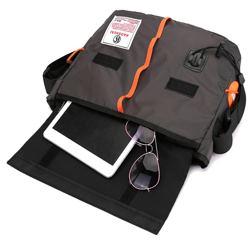 Men Messenger Shoulder Sling Cross Body Bag Fashion Casual Multi-Capacity Military Nylon Male BriefcaseBag