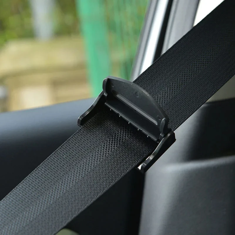 2PCS Car Safety Seat Belt Buckle Clip Seatbelt Stopper Adjuster Clip To Relax Shoulder Neck Car Strap Clips Car Accessories