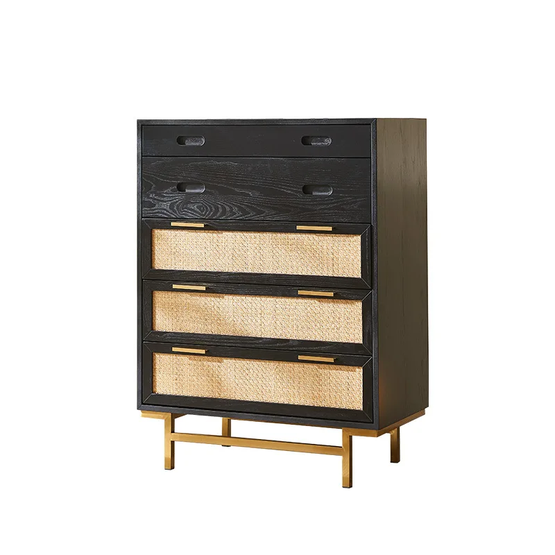 

Medieval lockers, retro solid wood rattan, five-bucket cabinets, wabi-sandy wind, secret cabinets, six-bucket cabinets, pumping