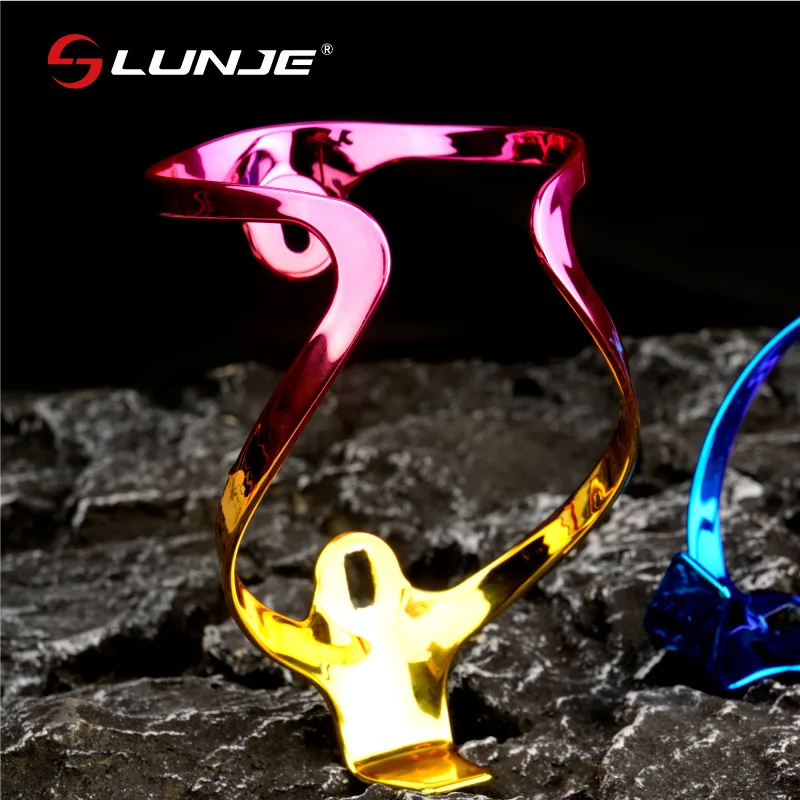 Ultralight Bicycle Water Bottle Cage Aluminum Alloy Water Bottle Holder Colorful Cycling Bottle Bracket Bicycle Accessories