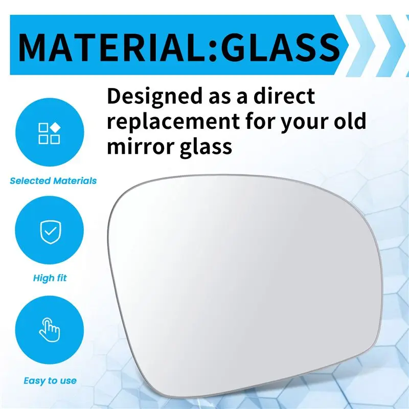 Heated Rearview Mirror Glass Car Accessories For VW Beetle / Cabriolet 1999-2010-T61C - view 2