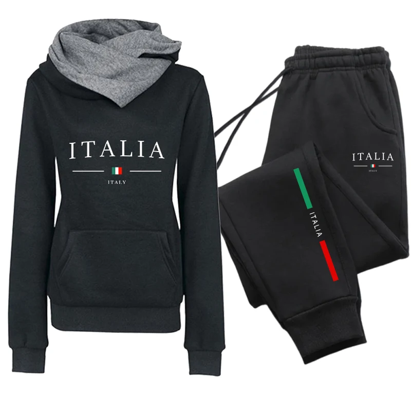 2026 Damen-Trainingsanzug Lässiger Hoodie Sweatshirt Outdoor-Sport Jogging Herrenbekleidung Herbst Winter Qualitäts-Mode Streetwear – Detail 6