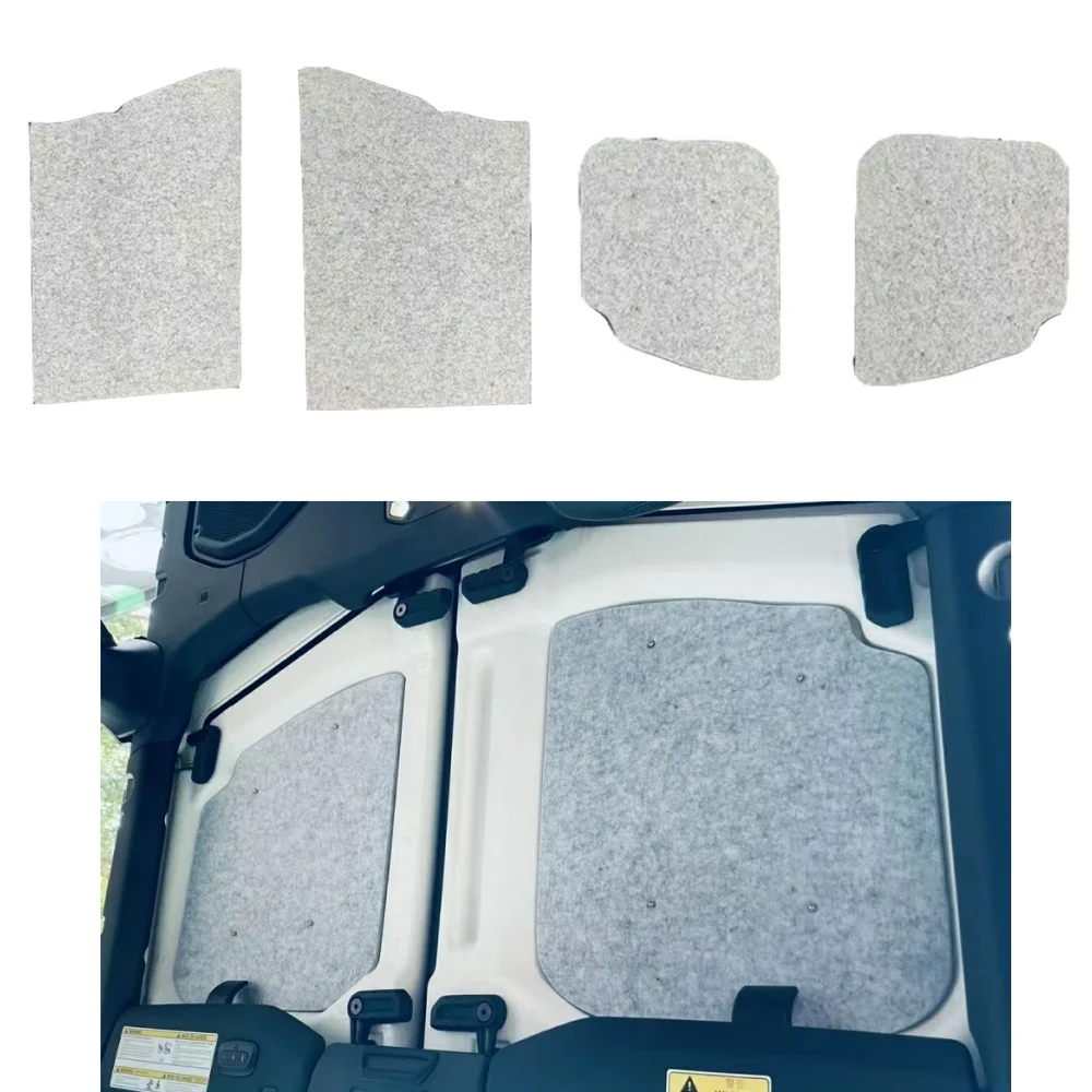 

JL1322 Roof Heat Insulation For Jeep Wrangler JL 2018+ Film Car Sun Protection Cover 2 Door