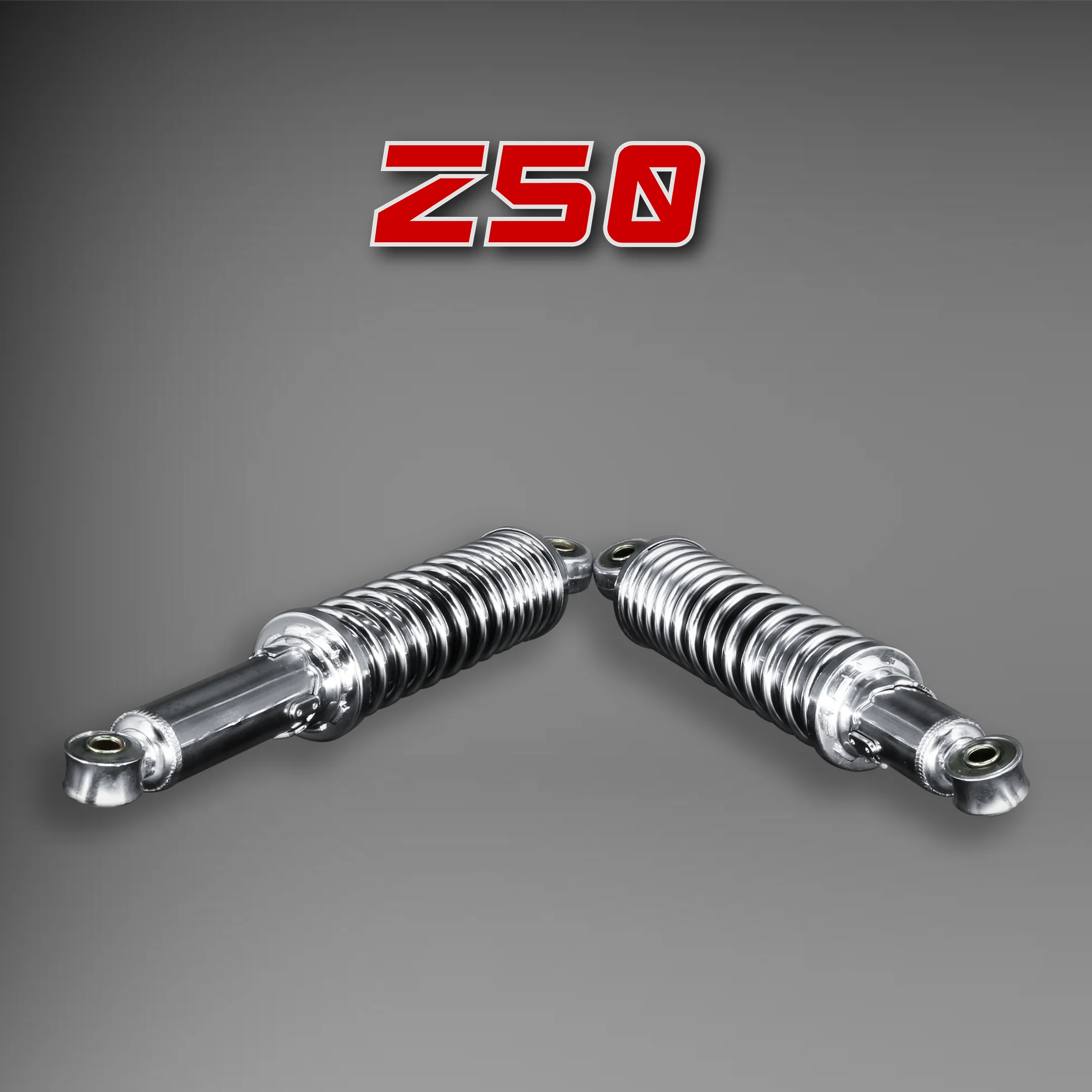 Monkey Z50 A Pair Rear Shock Absorption Motorcycles Sliver Rear Shock Set for Z50 1967-1979