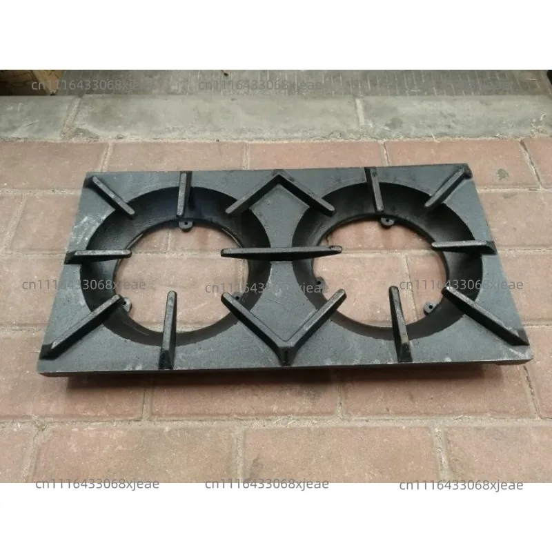 Double-hole pot stove flower board, commercial kitchen accessories Western-style stove flower board rack, burst stove board