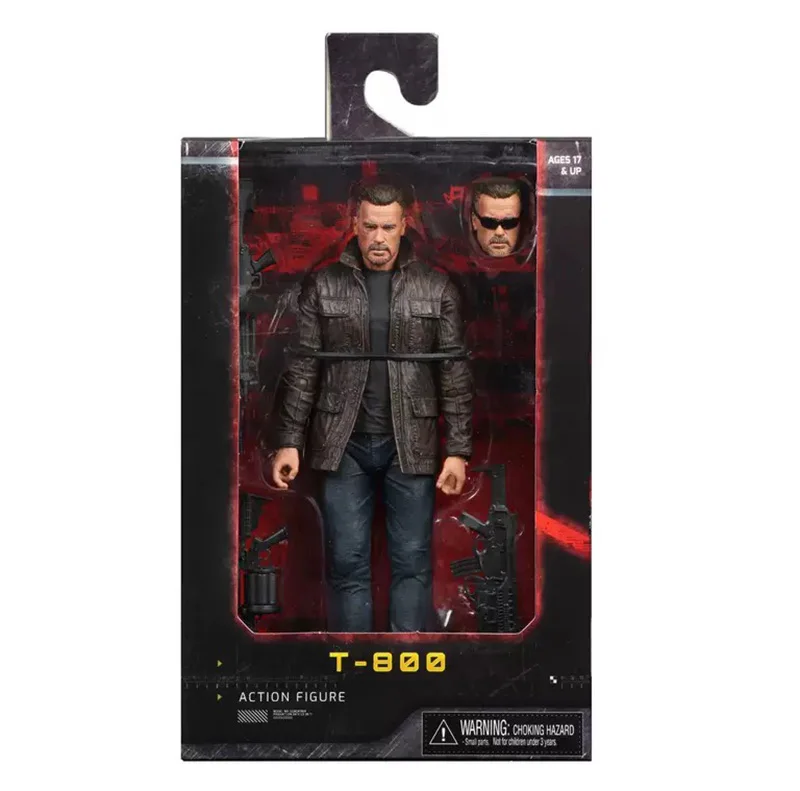 NECA Terminator Figure 2 Judgment Day T-800 Arnold Schwarzenegger Dark Fate Sarah Connor Action Figure Model Toy Doll Gifts