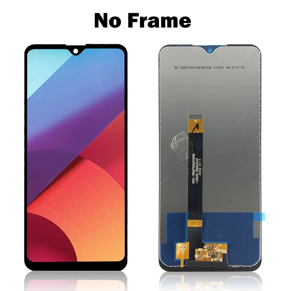 Tested For LG K51/Q51 K500 LCD Display Touch Screen Digitizer Assembly With Frame For LG K51 K500 K500UM LM-K500UM Screen