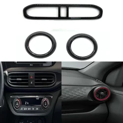 Dashboard Left Right Side Air Outlet Cover Center Console Air Conditional AC Vent Grill Trim Frame For Hyundai i10 2021 2022