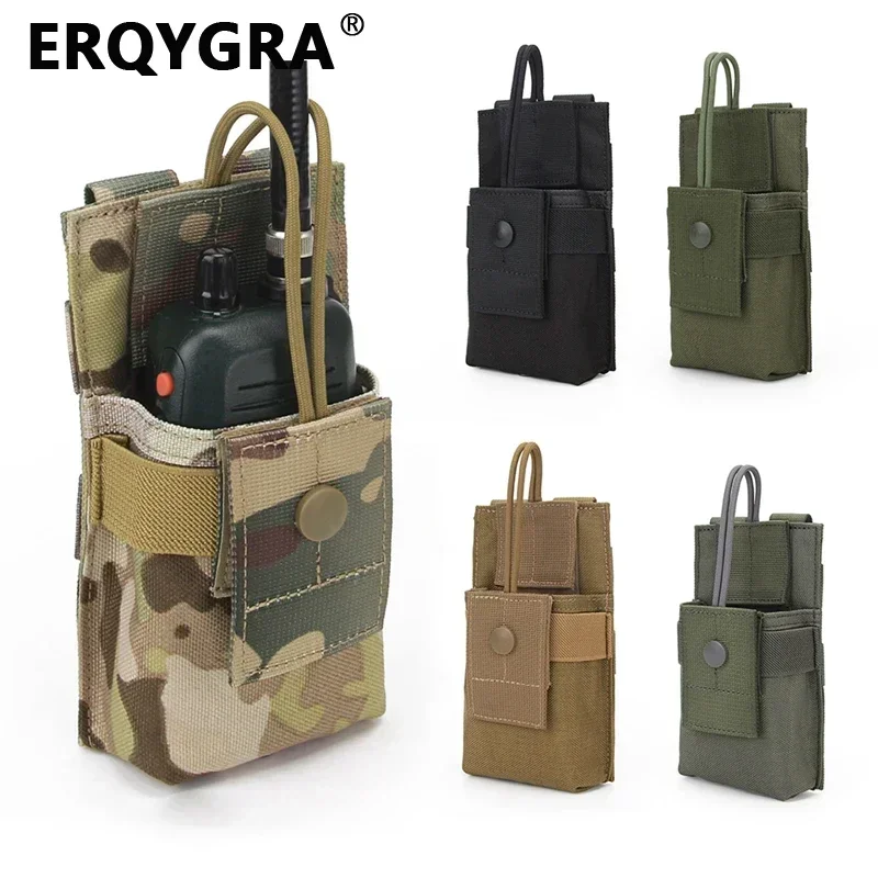 ERQYGRA Tactical General MOLLE Interphone Bag System Accessories Hunting Outdoors Shooting Equipment Nylon New Magazine Portable