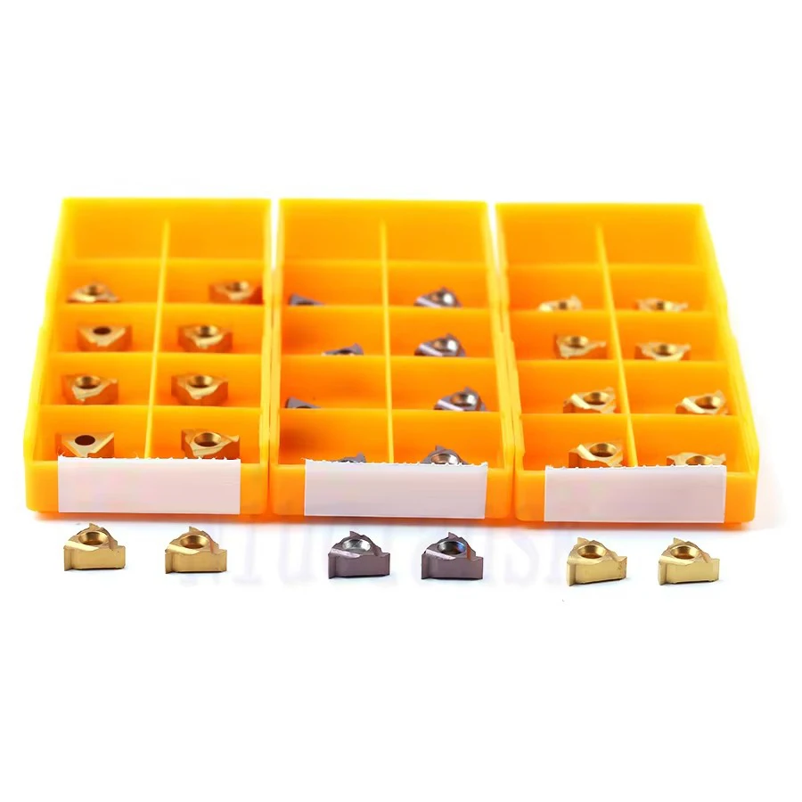 Herramientas de torneado MMT 11IR/11ER AG55 VP15TF UE6020 US735, inserto de carburo de herramienta para corte de hilo, CNC, carburo MMT11ER