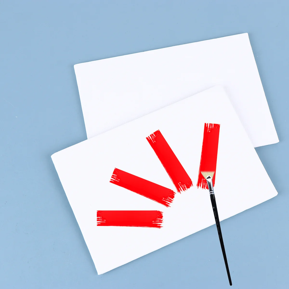 Imagem -03 - Painéis de Lona 10 Pacotes4 Polegadas x Polegadas Placas de Painel de Lona em Branco Branco Branco 100 Algodão para Pintura Óleo e Mídia Úmida Telas para