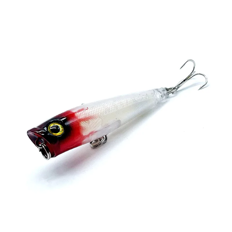 THRITOP Topwater Fishing Lure 65MM 6.5G 4 Different Colors Hard Bait Popper Wobblers Bass Pike Fishing Accessories TP206