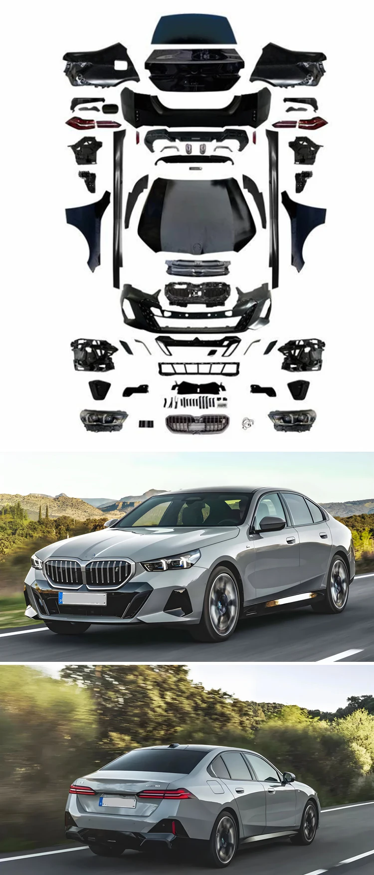 Wij bieden alleen hoogwaardige, betrouwbare en duurzame producten 2011-2017 5-serie F10 F18 Auto Body Systems FACELIFT Autobumpers Ne