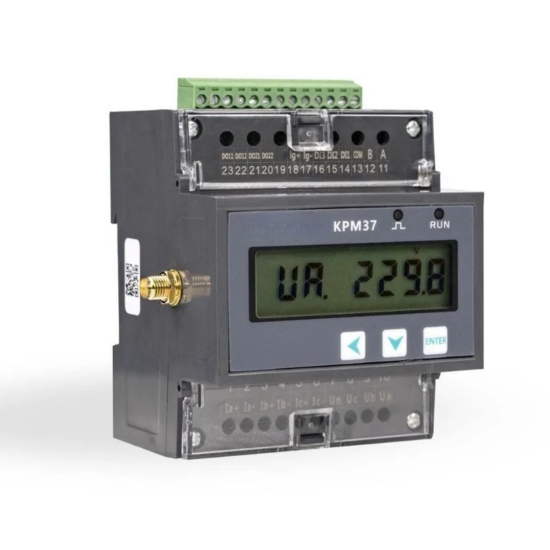 KPM37-Wi 0.5S Accuracy Three Phase Digital Power Factor Meter Power Quality Analyzer 8000A Max Current Energy
