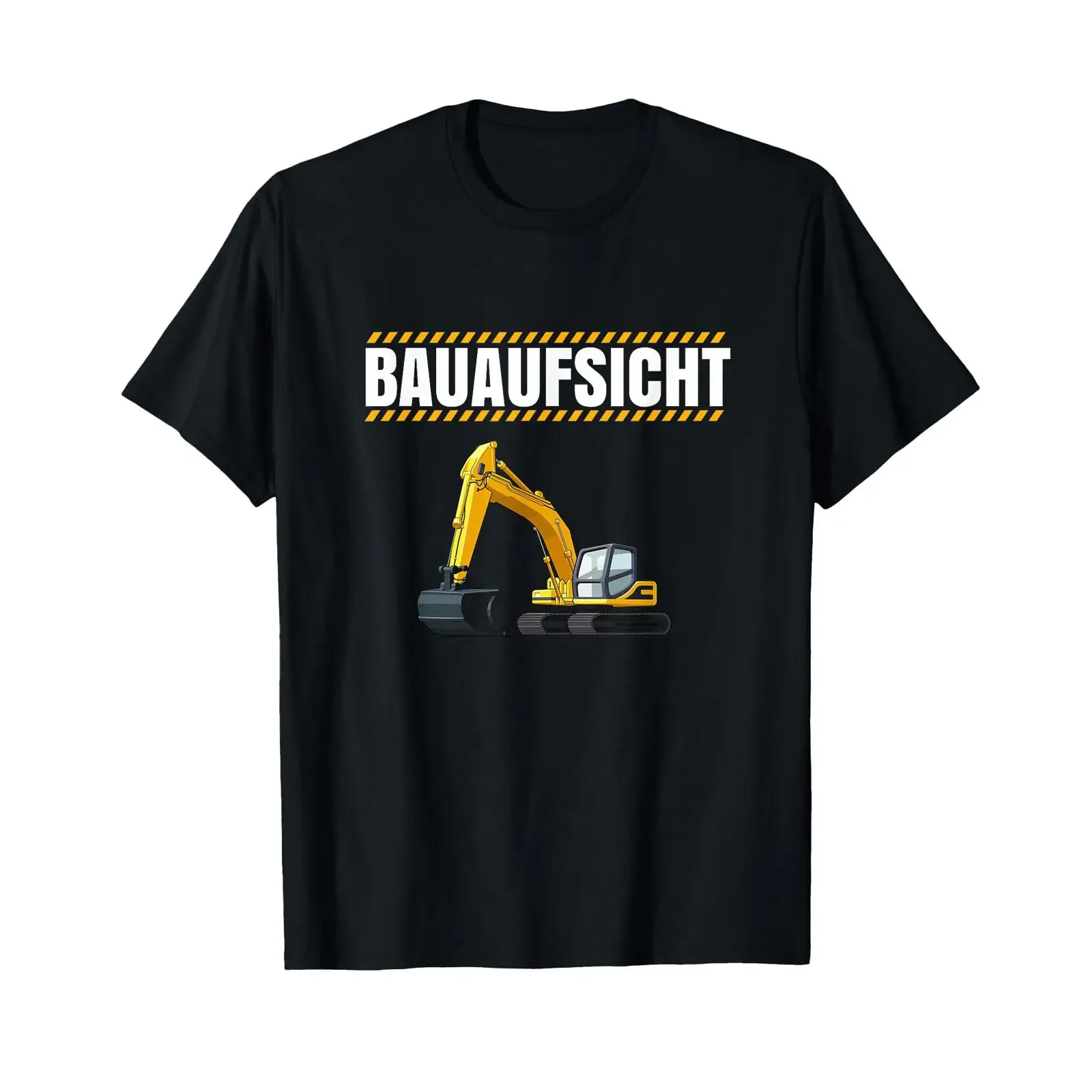 Construction Supervisor Site Manager Funny Excavator T Shirt vintage Washed Versatile Breathable graphic Casual Soft Unisex