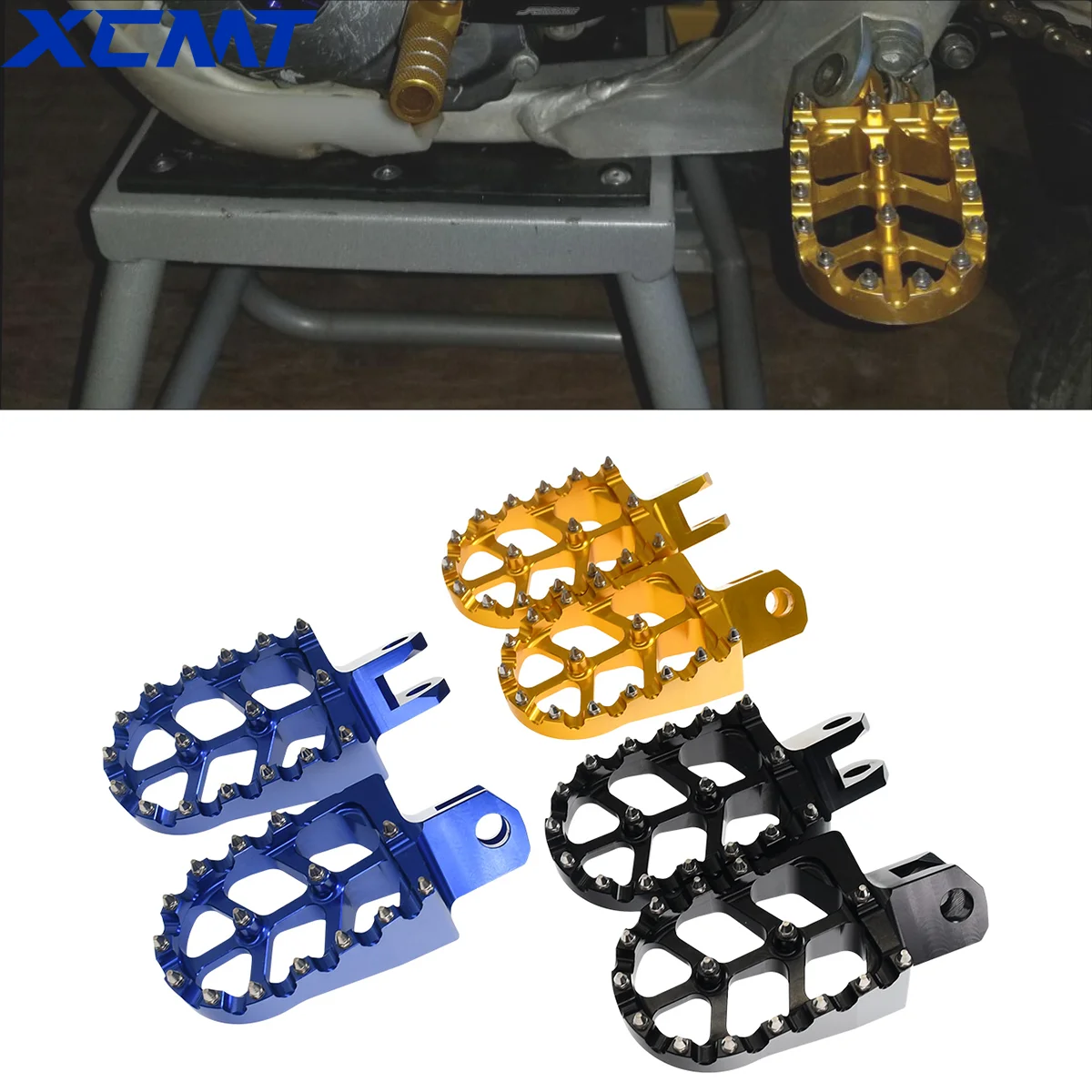 

Motocycle Accessories CNC Footpeg Footrest For Suzuki DRZ400SM DRZ 400 SM 400e 400sm DRZ400 Foot Pegs Footpegs RM 250 RMX 125