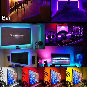 1/3 / 5M شريط إضاءة LED تغيير اللون 5050 RGB USB أضواء مرنة مع 24 مفتاحا للأطفال غرفة ألعاب المنزل حفلة تلفزيون الإضاءة الخلفية أفضل 8 مصابيح LED للمبيعات لغرفة الألعاب - رقم 1