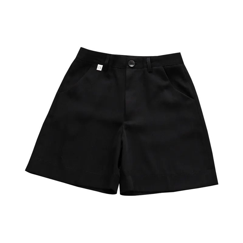 Japan And South Korea School JK Uniform Shorts Suit Pants For Girls And Boys Students Black Short Casual Pants