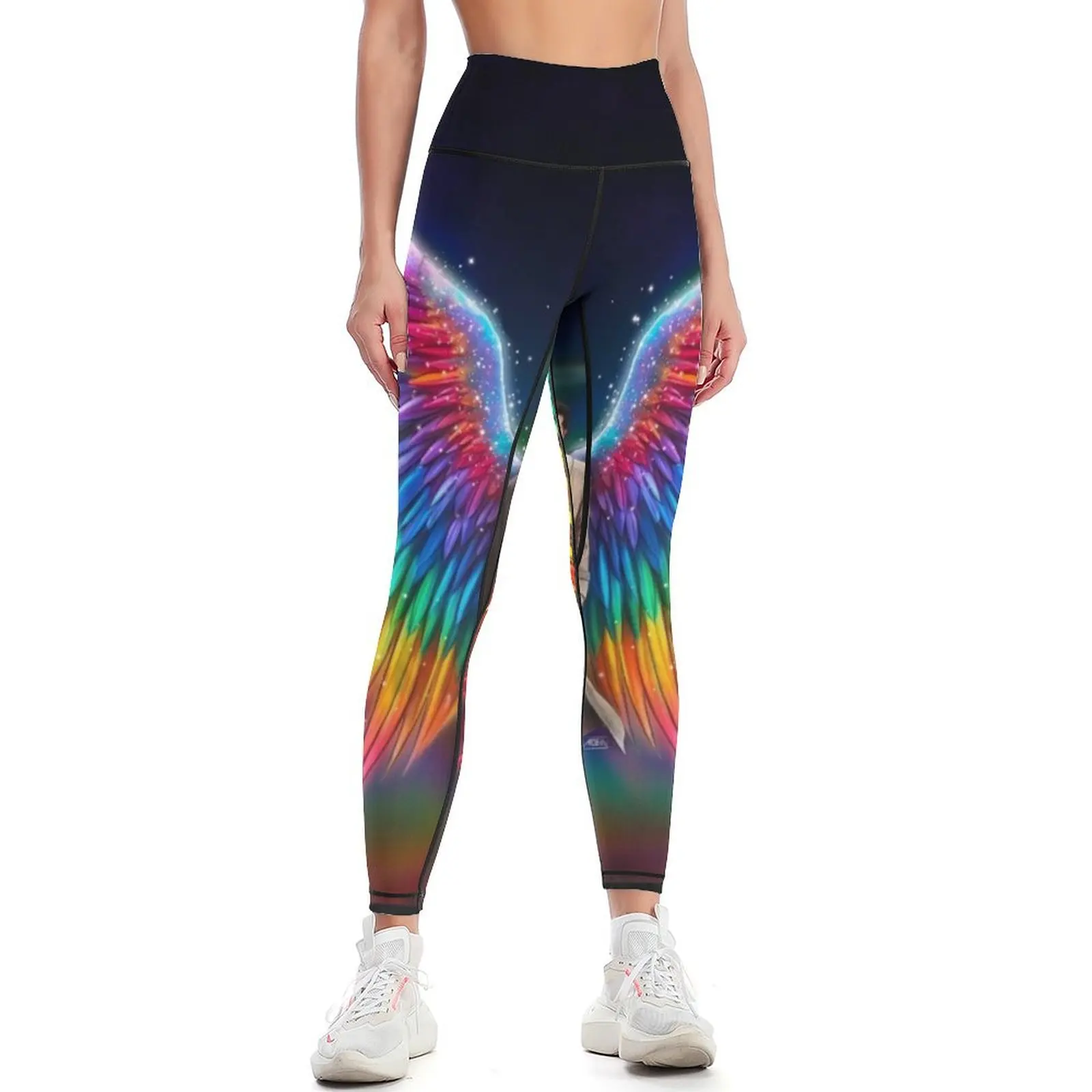 

Rainbow Pride Castiel Leggings gym womans gym clothing Sweatpants trousers Womens Leggings