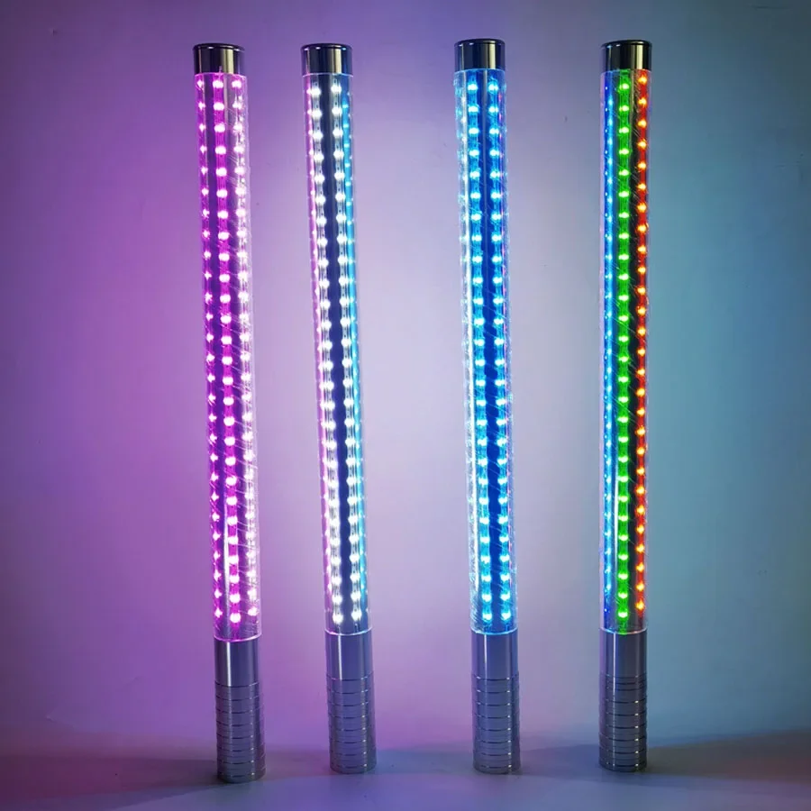 

60/80CM Long Champagne Led Bottle Sparklers Bottle Service Light Led Bottle Service Sparklers Rechargeable Led Strobe Baton