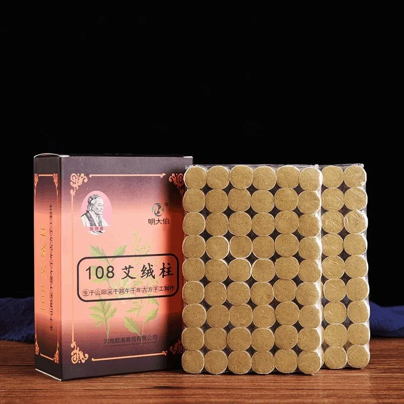 

108 шт. натуральный полынь мокса палочка мокса прижигание роликовая горелка массаж здравоохранение облегчение боли в теле