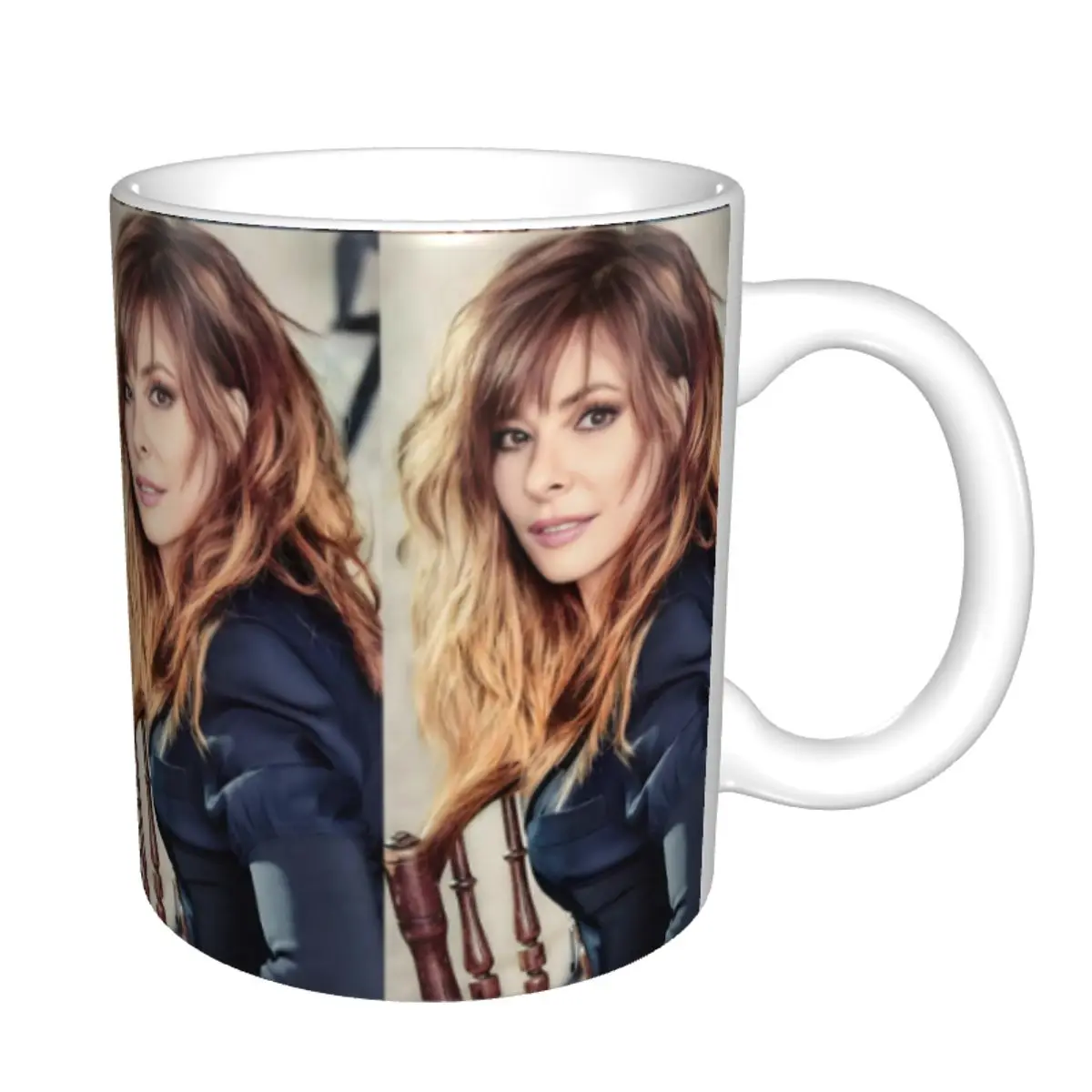 Customized Mylene Farmer Coffee Mug DIY French Singer Ceramic Milk Tea Cups