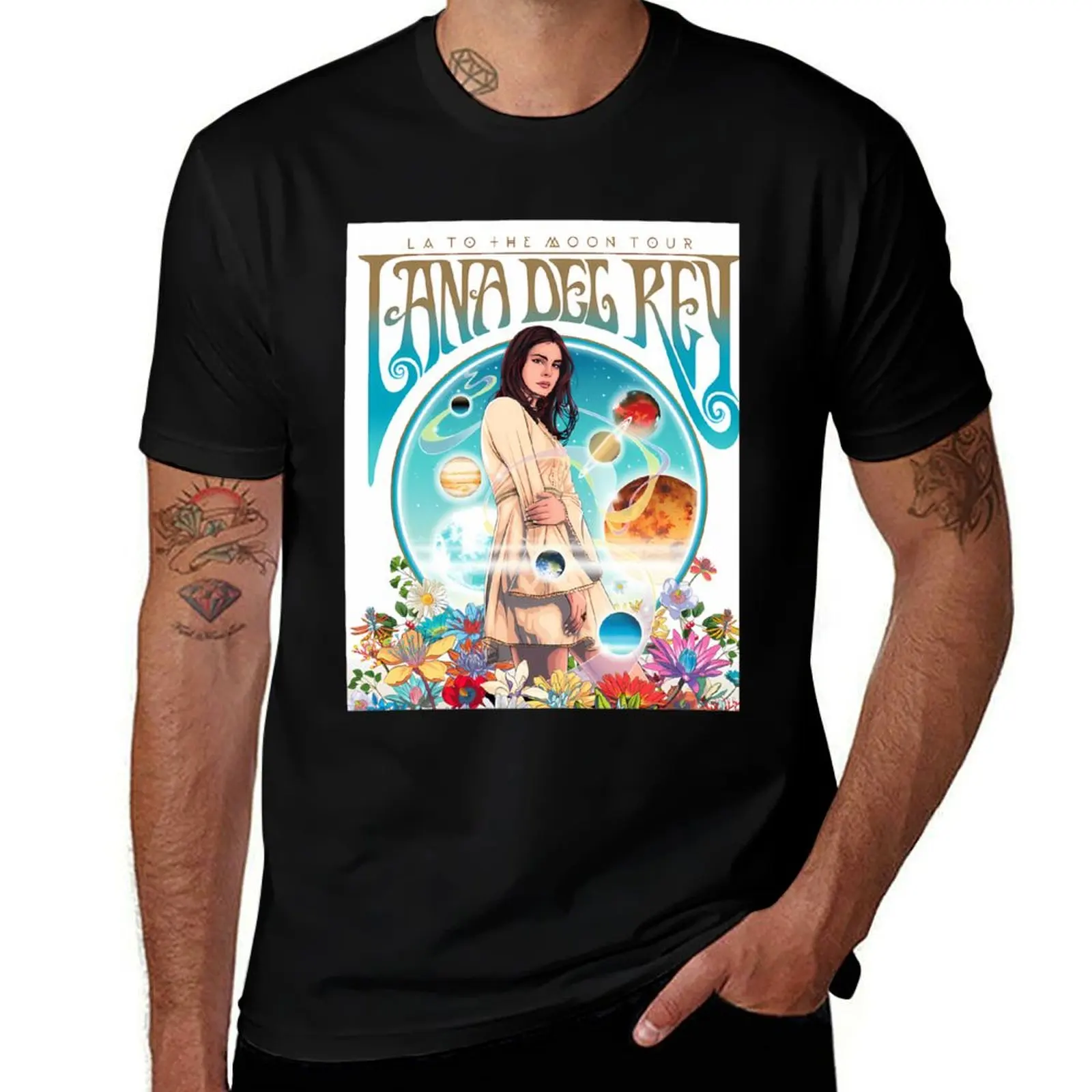 Tour Vintage Music Album Singer Classic Pop Logo Songwriter Song T-Shirt Big and Tall Gym T-Shirt