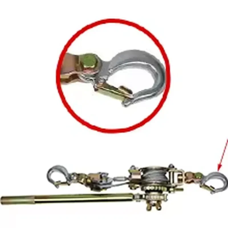 1 Ton Manual Lever Hoist Ratchet Wire Rope Puller Heavy Duty Hand Chain Block Lifting Tool for Construction Warehouse