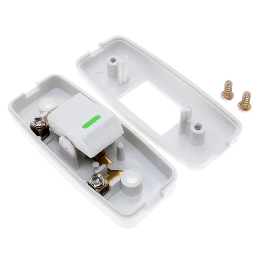 Cable Switch Impulse Switch Lighting Solution Compact Design Robust Plastic Construction For Household Appliances