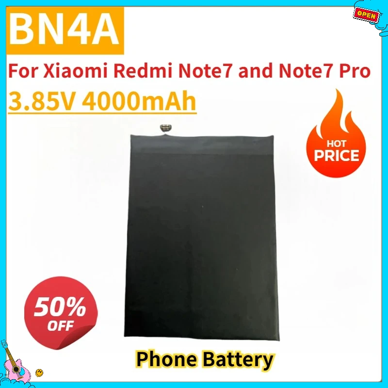 

Новый сменный аккумулятор для мобильного телефона 3,85 В 4000 мАч BN4A для Xiaomi Redmi Note7 и Note7 Pro