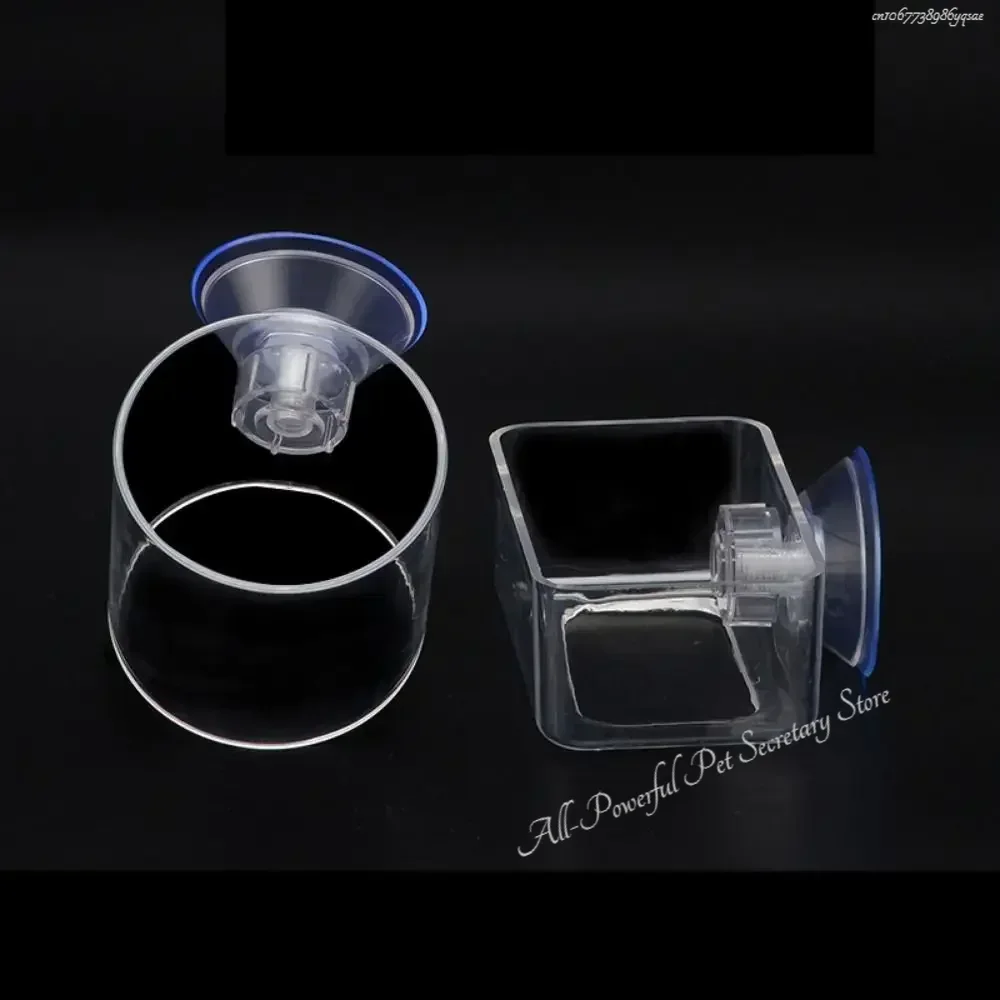 Fish Feeding Ring Aquarium Fish Tank Station Floating Food Tray Feeder Aquarium Accessory with Strong Suction Cups