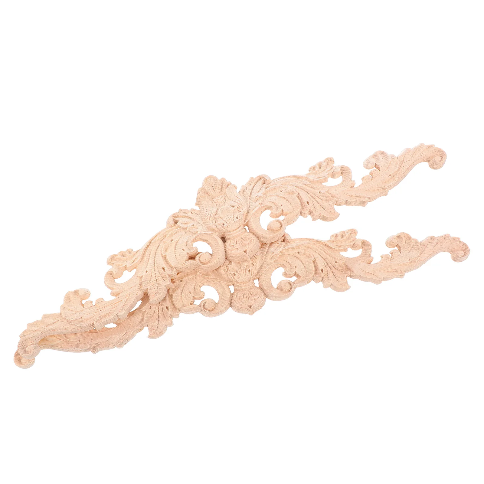 

Solid Wood for Furniture Decorative Carved Onlays Vintage Wooden Furniture Decorative Painting Wooden Embellishments Bed Wall