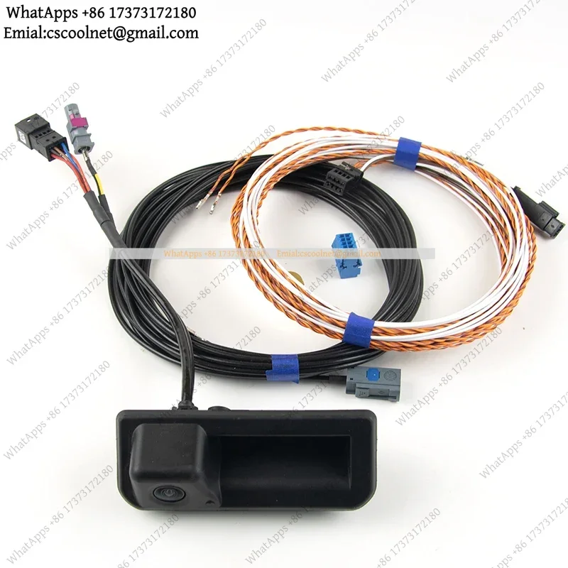 k06 81A827566A Rear View Camera for Audi Q2 Q3 F3 Trunk Handle Backup Camera Guidance Line