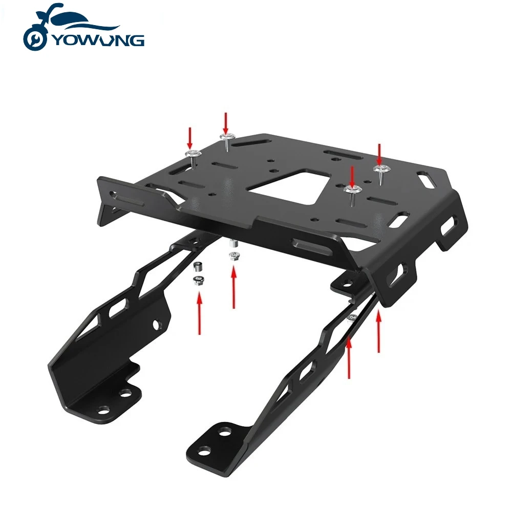 Motorcycle Accessories For Husqvarna Svartpilen 125 200 250 401 Vitpilen 250 Rear Rack Luggage Shelf Bracket Side Panniers Rack