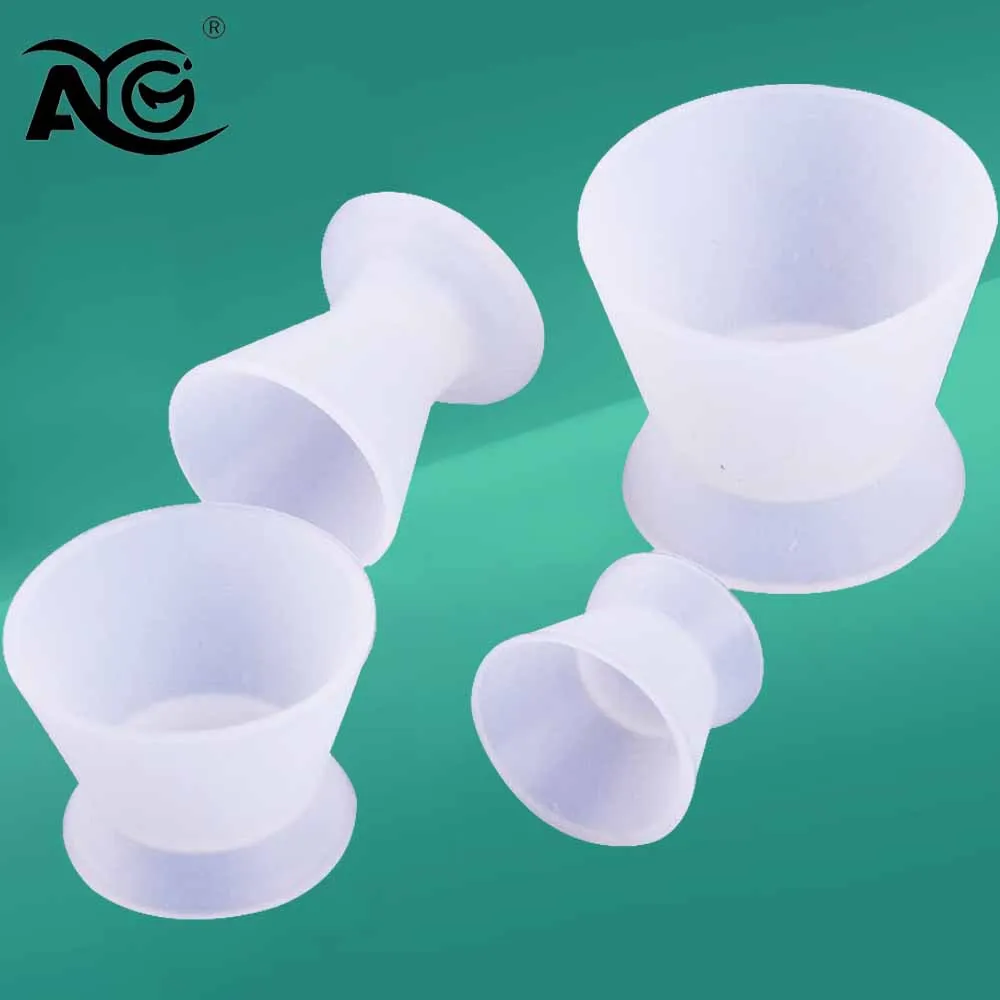 

AG 4Pcs Dentist Materials Silicone Mixing Bowl Use Dappen Dishes Teeth Whitening laboratory Odontologia Dental Tools