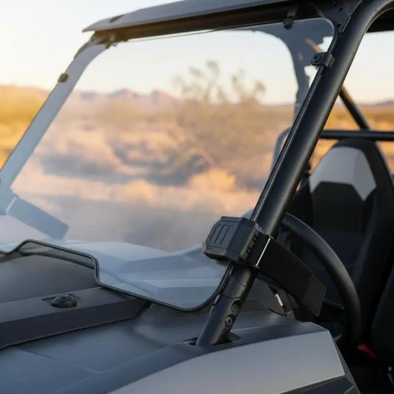 High Definition Windshield Film for Polaris RZR XP Can-Am 1000 Adhesive Protection Easy Clean for Muddy Trails