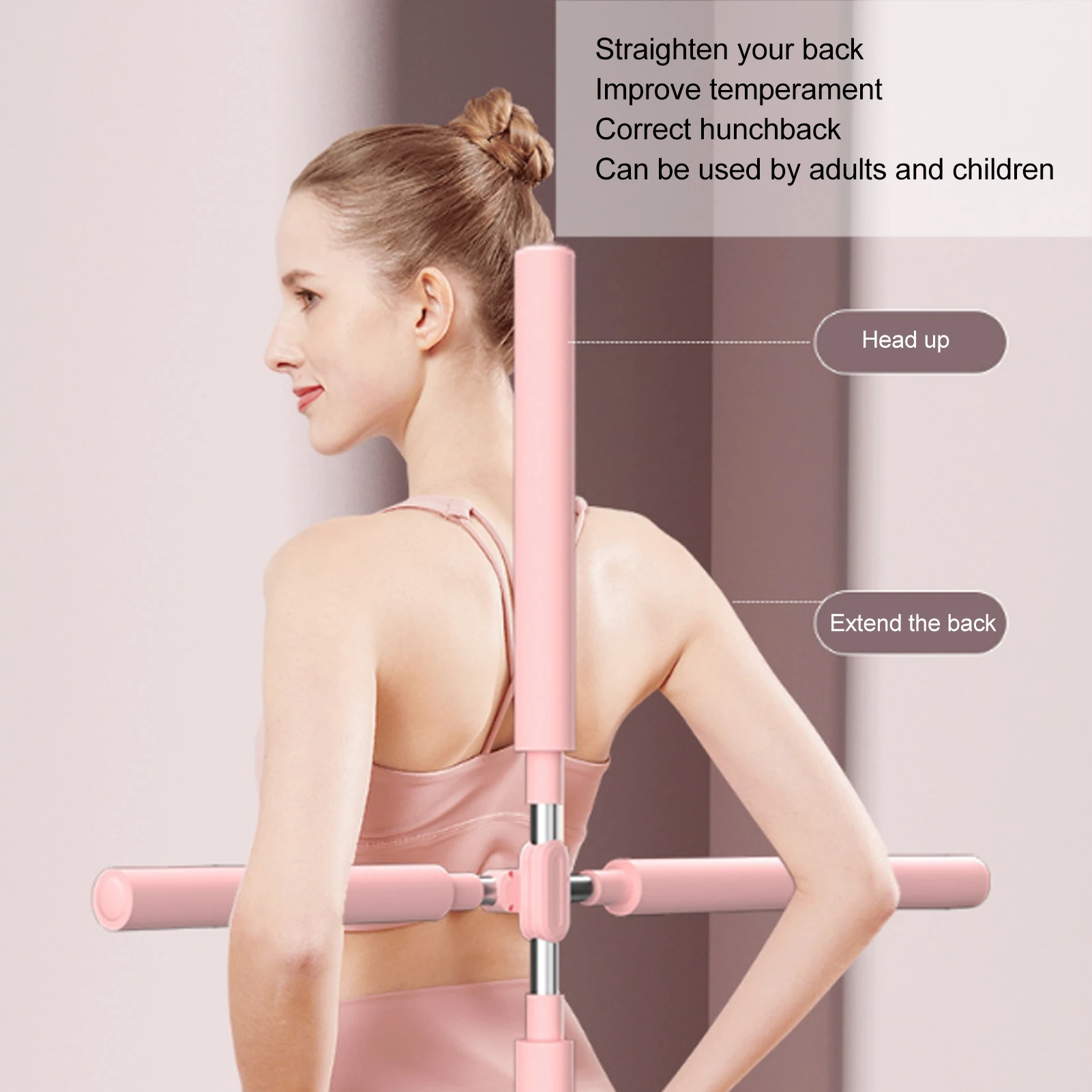 Humpback Corrector Stick Retractable Back Straightener Children Adult Ergonomic Posture Corrector Stick Stretching Tool