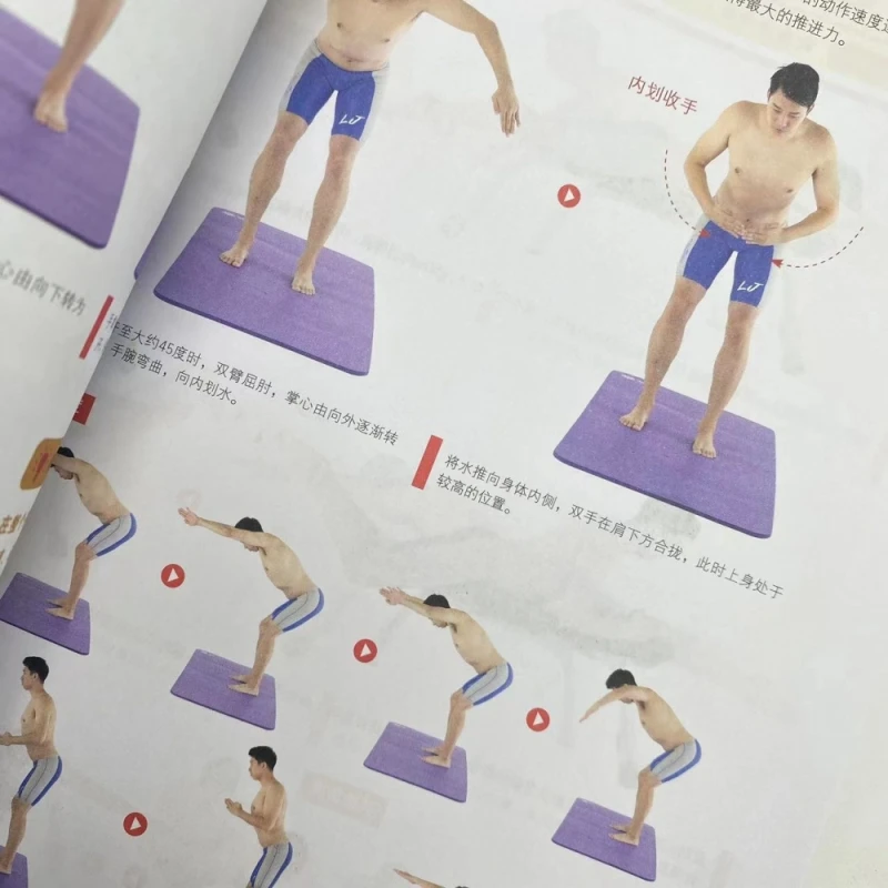 التدريب على السباحة المصور: 180 تقنية وتدريبات اللياقة البدنية مع تعليمات فيديو عبر الإنترنت لجميع المستويات