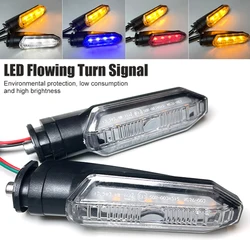 Motorcycle LED Turn Signal Light 12V Dual Color DRL Amber Flowing Water Turn Signal Running Lamp For Honda CB150R CRF250L ADV150