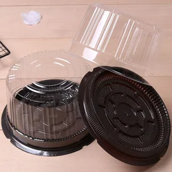 20-Pack 6 Inch Clear Cake Boxes Plastic Pastry Containers Baking Wraps Clear Cupcake Muffin Dome Holders
