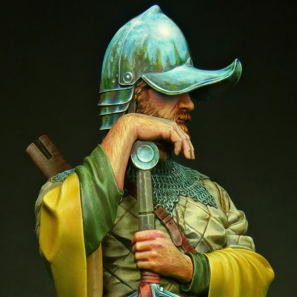 1/12 Mercenary, historical theme, Bust, Resin Model, GK, figure, Unassembled and unpainted kit