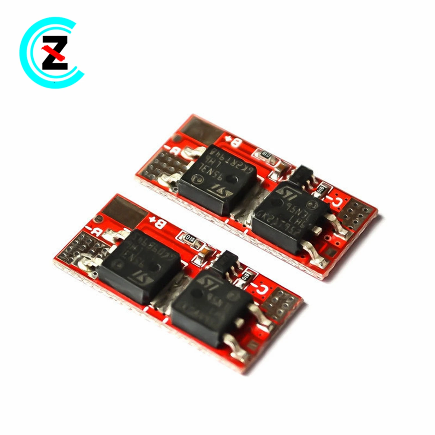 High current ternary polymer lithium battery 1 series 2 series protection plate lasts 10A short time 25A