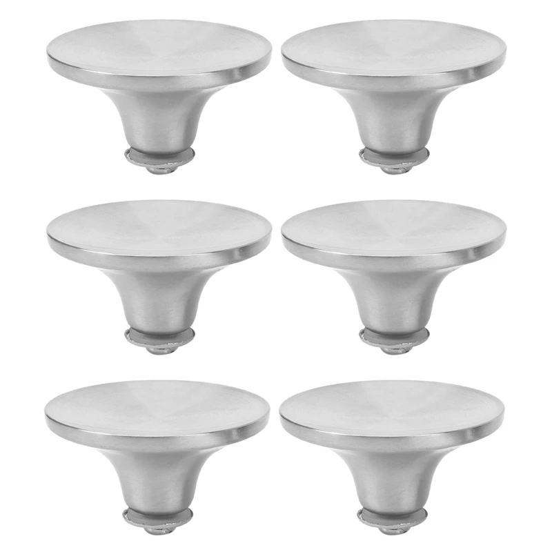 Aço inoxidável Pot Lid Substituição Knob, Dutch Forno Knob, Handle for le Creuset, para Aldi, Lodge, 6Pcs