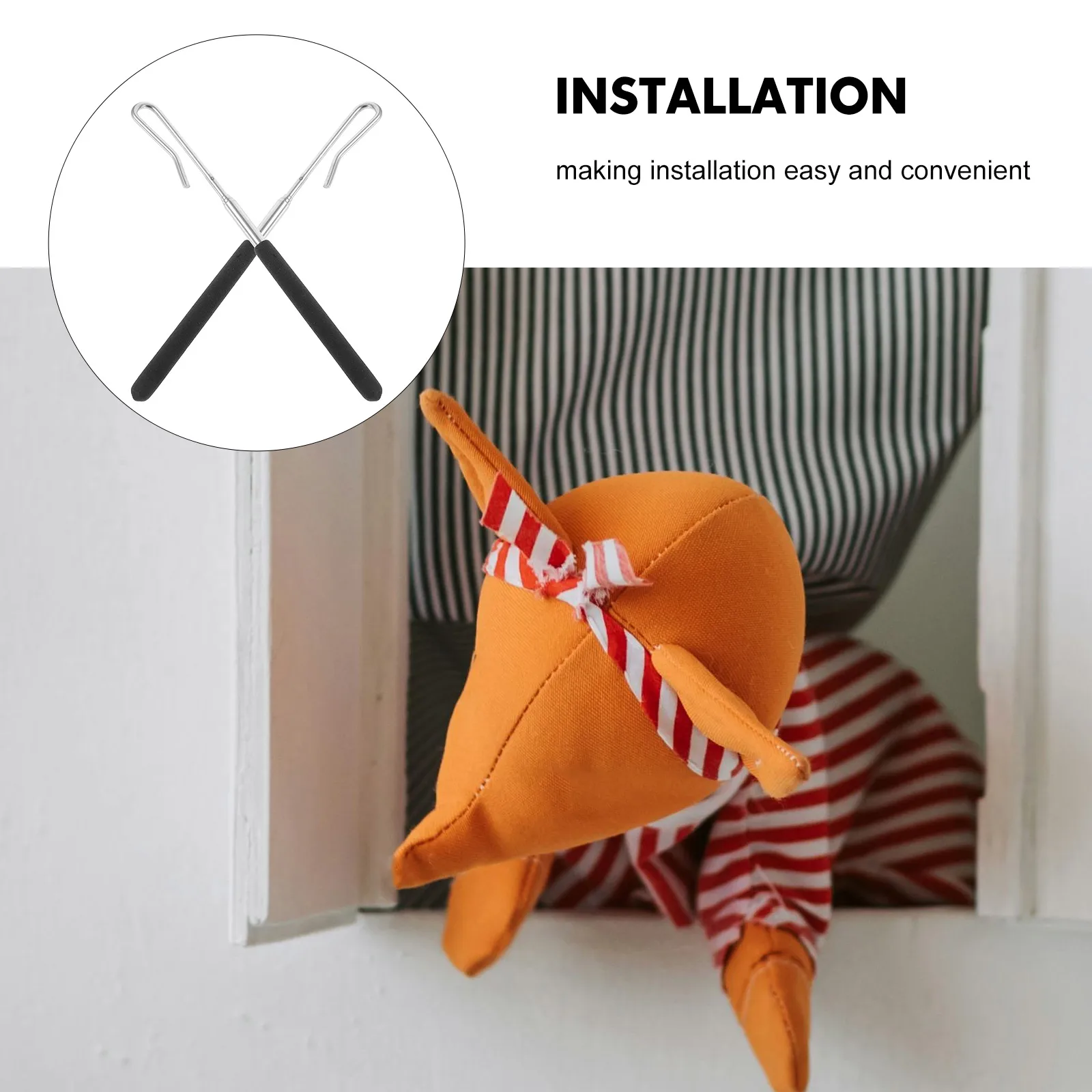 2pcs หุ่นมือควบคุมแท่งสแตนเลสจอยสติ๊กเครื่องมือแขนโลหะจับน้ําหนักเบาอุปกรณ์เสริมหุ่น