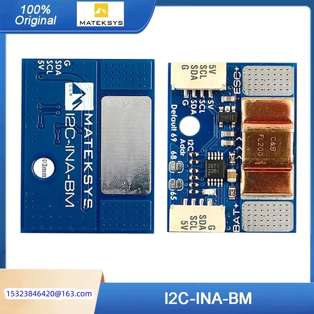 MATEK Ultra-Precise 12C Power Monitoring Module 12C-INA-BM for FPV Unmanned Aerial Vehicles