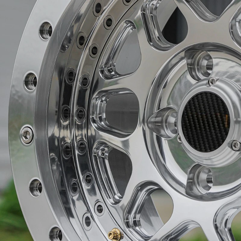 2 Pieces Custom Forged Forged Aluminum Wheels 6061 T6 Rims 16*10J 17*12J Replace Chrome Wheels for Car Wheels OEM ODM