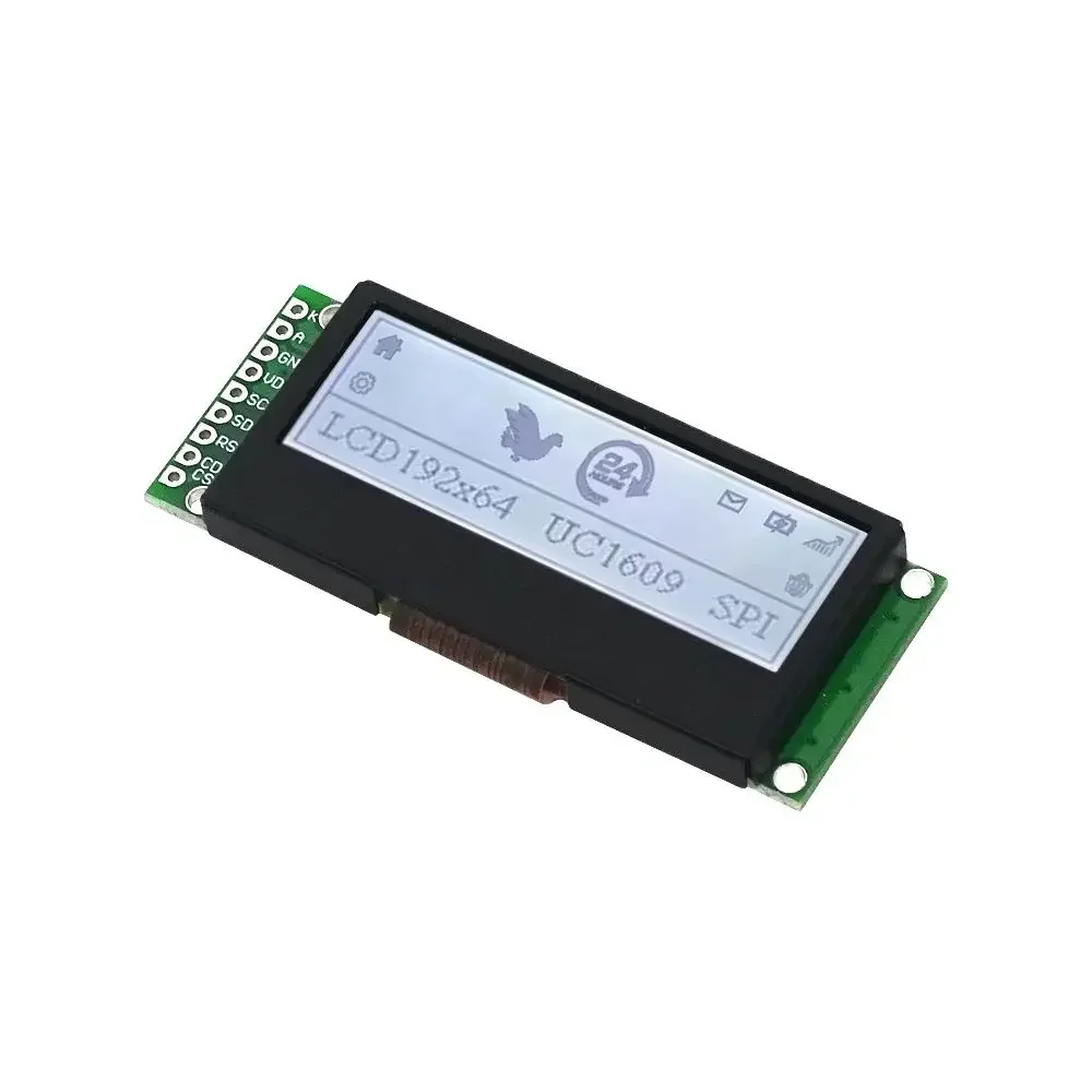 Lcd19264 192*64 192X64 Grafische Matrix Lcd Module Scherm 5V Lcm Ingebouwde Uc1609c Controller Met Led Backlight